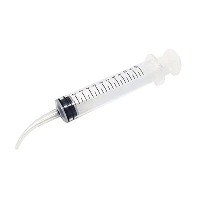 KAAKSPOELSPUIT MET GEBOGEN TIP 12ML. 412  X50ST (NIET STERIEL)