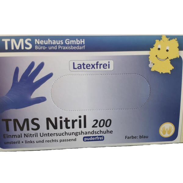 HANDSCHOEN NITRILE POEDERVRIJ LARGE PAARS X200ST.