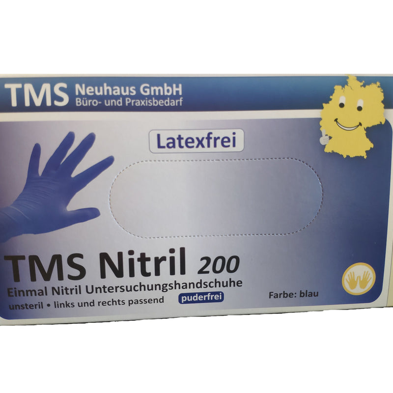HANDSCHOEN NITRILE POEDERVRIJ LARGE PAARS X200ST.