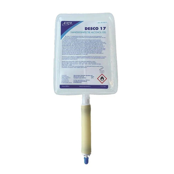 DESCO17 HANDDESINFECTIE ALCOHOL GEL 6X800ML.