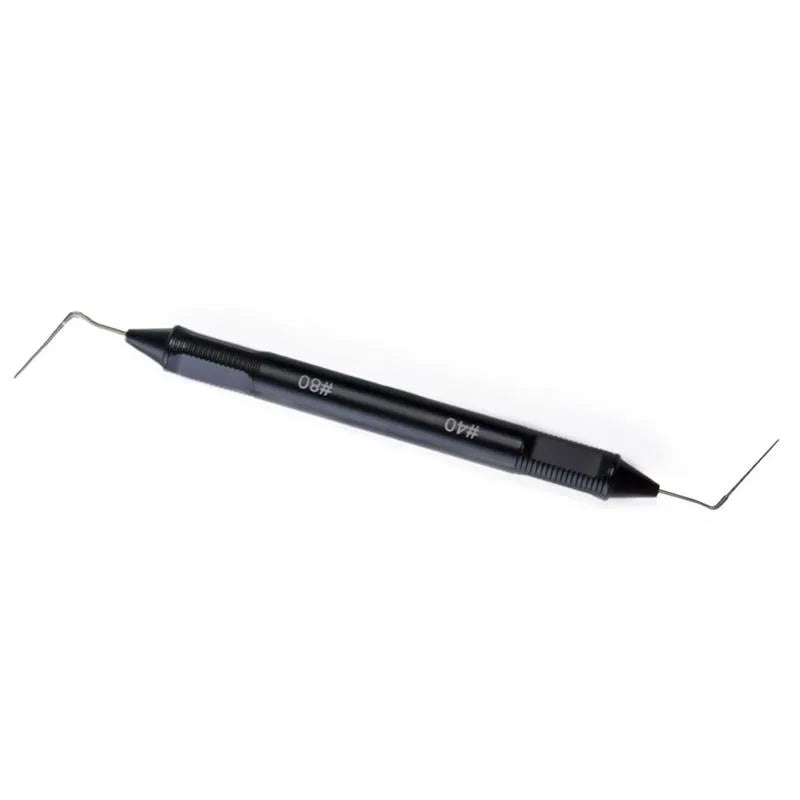 GUTTA PERCHA PLUGGER ZWART 40 (NITI)-80 (RVS)