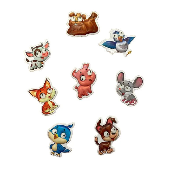 DENTAL ANIMAL GOOGLIES STICKER X144ST.