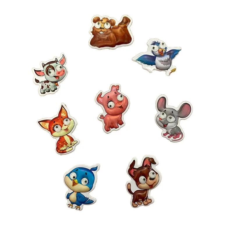 DENTAL ANIMAL GOOGLIES STICKER X144ST.