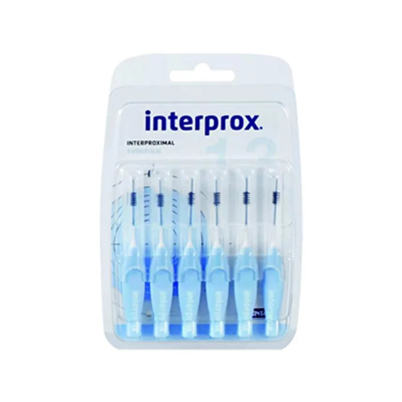 INTERPROX RAGER CYLINDRICAL 3,5MM LICHTBLAUW 12X6ST.