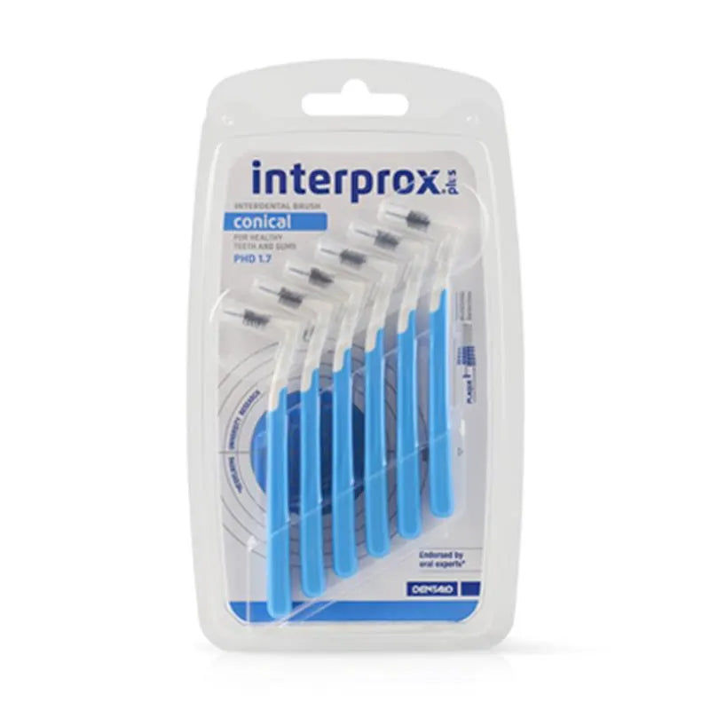 INTERPROX PLUS CONISCH BLAUW 12X6ST