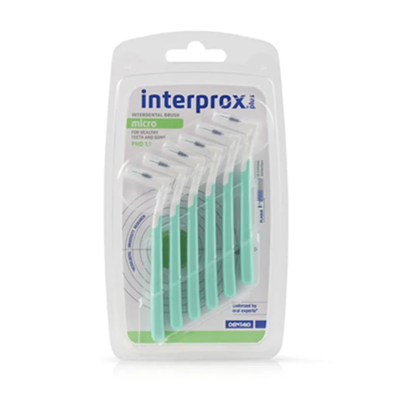 INTERPROX PLUS MICRO GROEN 12X6ST