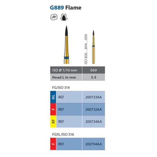 DIATECH BOOR G889/009-3,5XF X5ST.