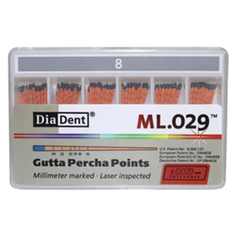 GUTTAPERCHA POINT ML.029 NR.08 X120ST.