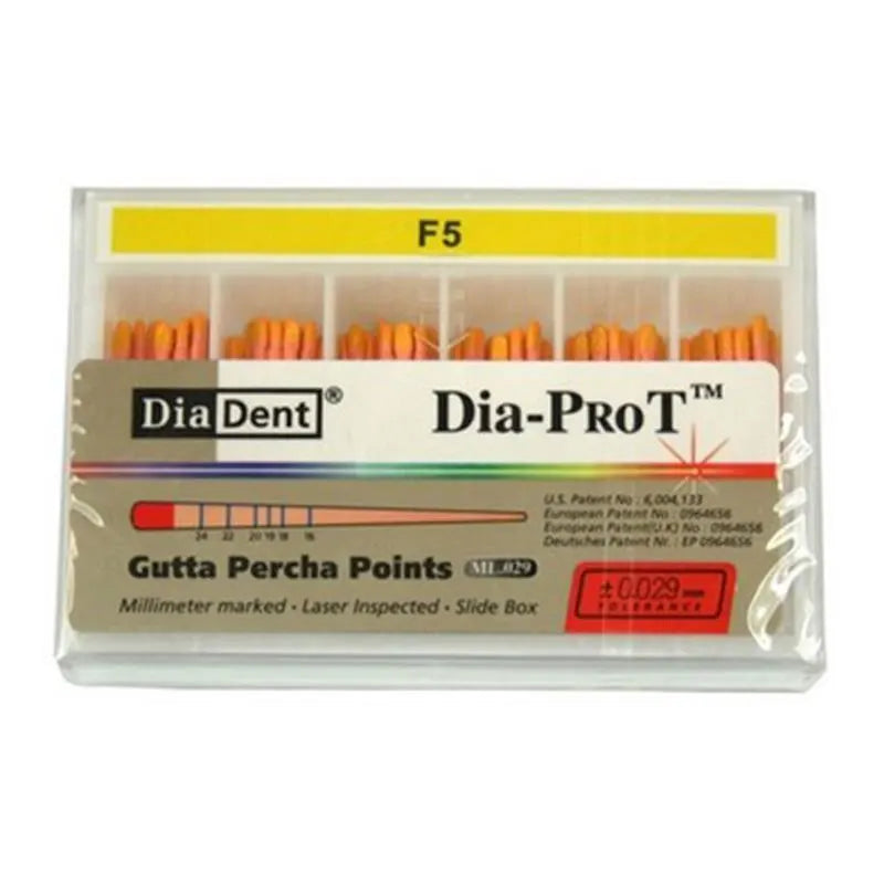 DIA-PROT GUTTA PERCHA POINT F-5 X60ST.