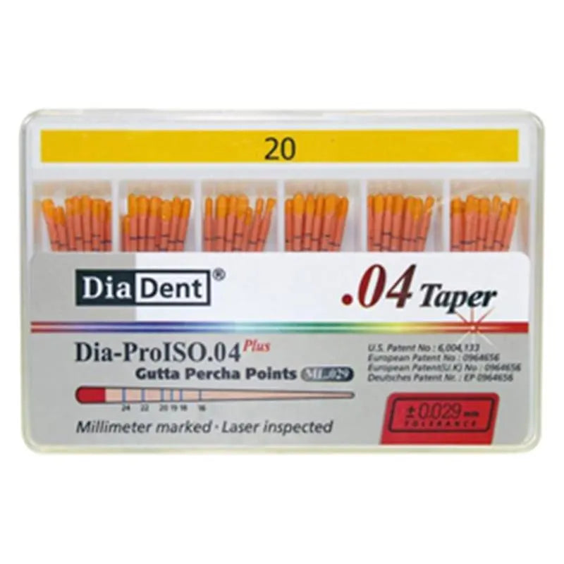 GUTTAPERCHA POINT .04 NR.20  X60ST.