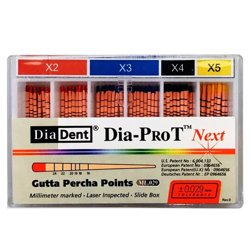 GUTTAPERCHA POINT DIA-PROT NEXT ASSORTIMENT X60ST.