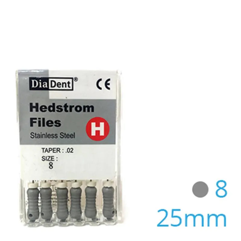 HEDSTROEM VIJL STAINLESS STEEL 25MM 008 X6ST.