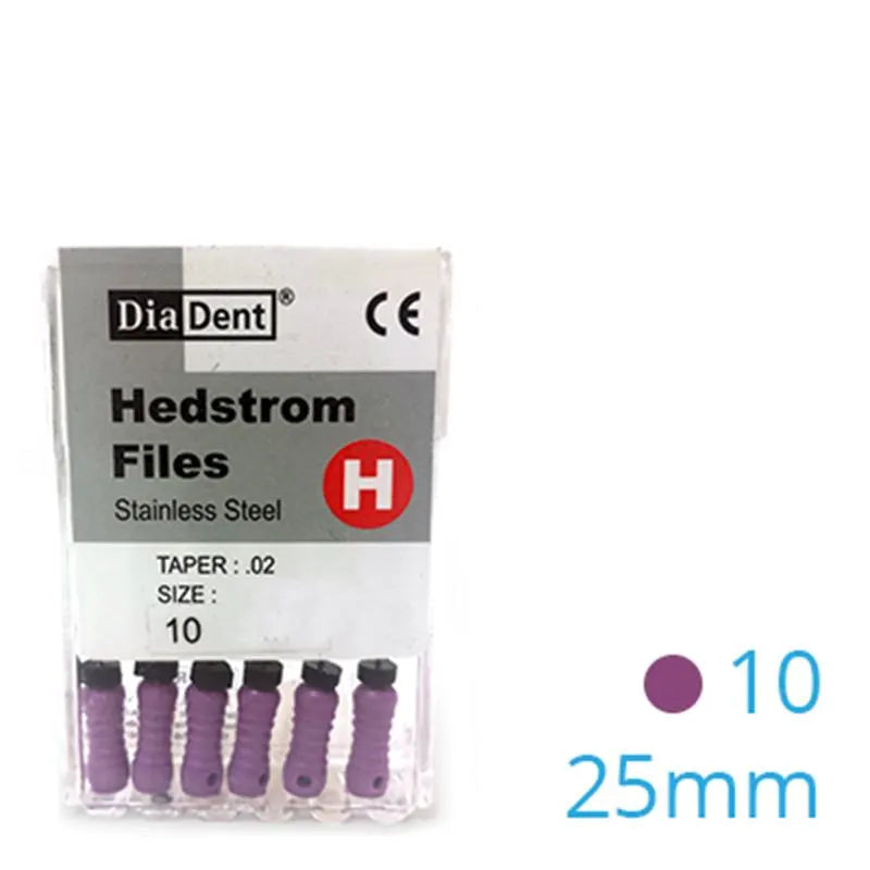 HEDSTROEM VIJL STAINLESS STEEL 25MM 010 X6ST.