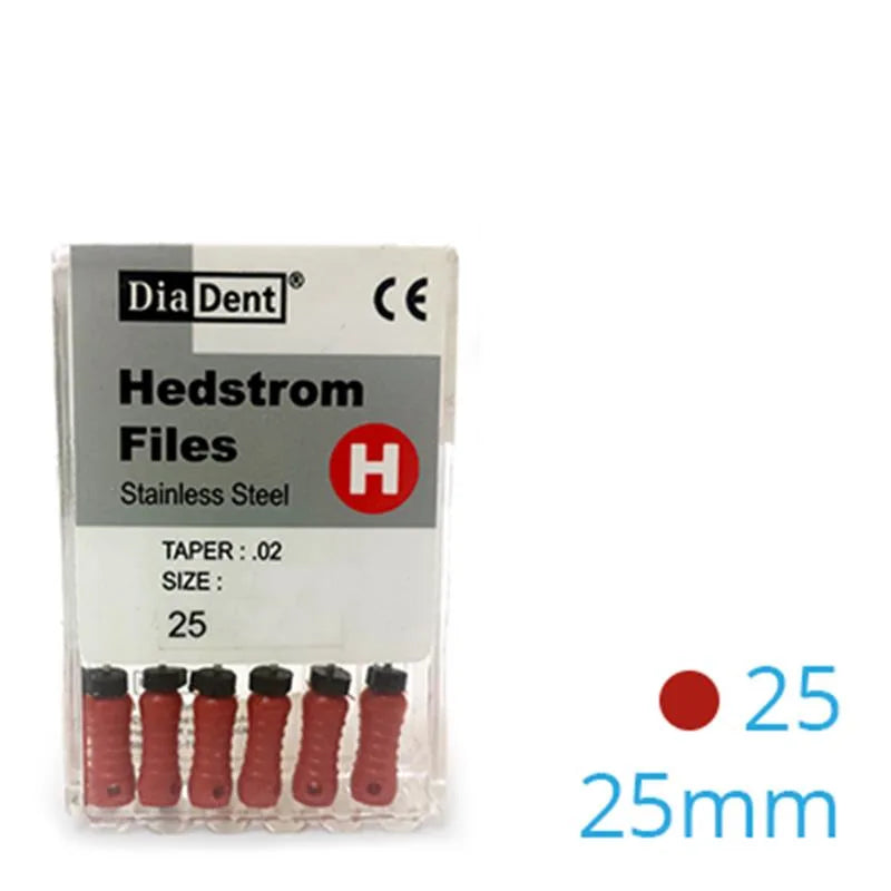 HEDSTROEM VIJL STAINLESS STEEL 25MM 025 X6ST.