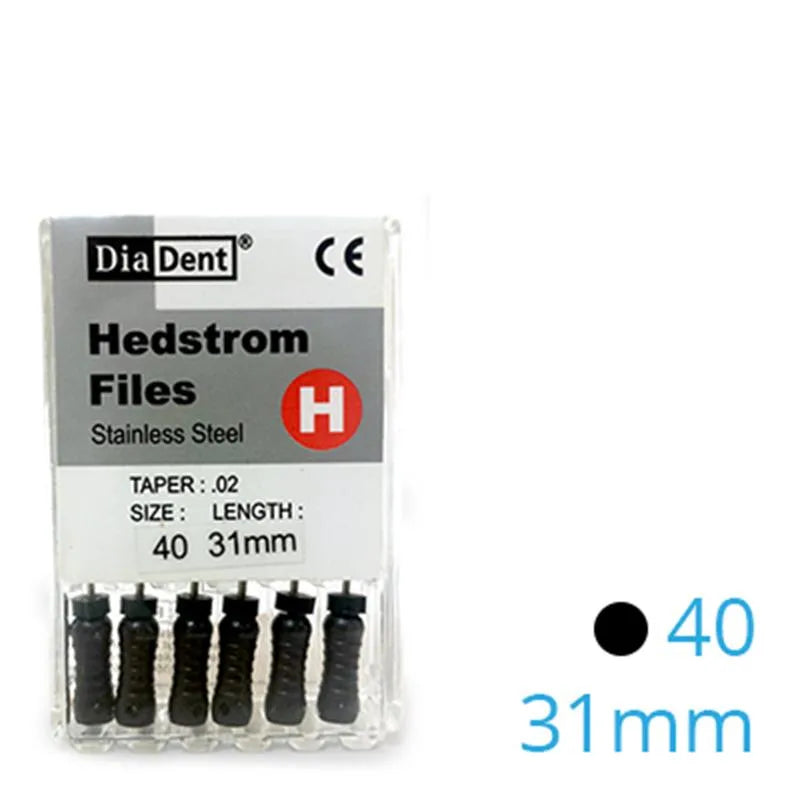 HEDSTROEM VIJL STAINLESS STEEL 31MM 040 X6ST.