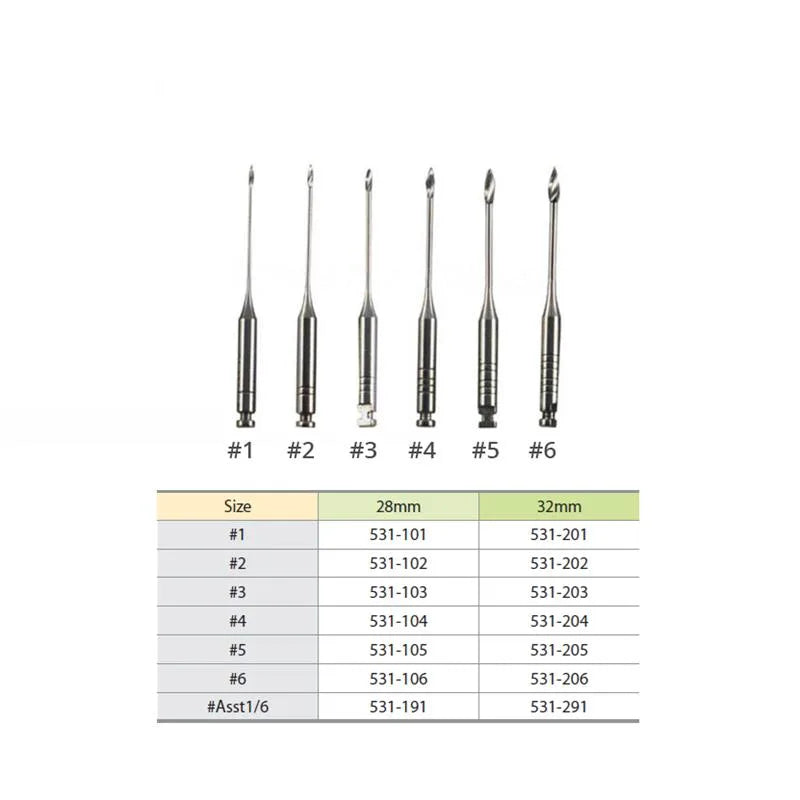 GATES GLIDDEN DRILL 32MM 5 X6ST.