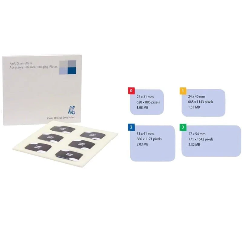 SCAN EXAM FOSFORPLAAT STANDAARD SIZE 0 X6ST.