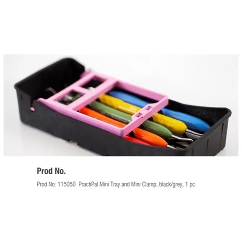 PRACTIPAL MINI TRAY + CLAMP GRIJS