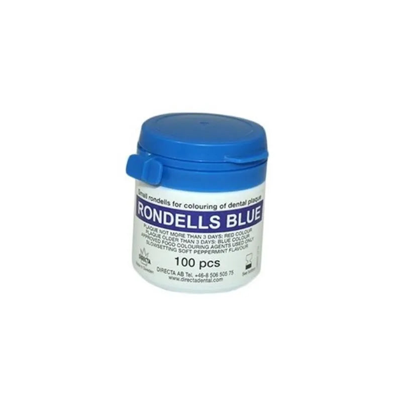 RONDELL DISCLOSING PELLET BLUE X100ST.