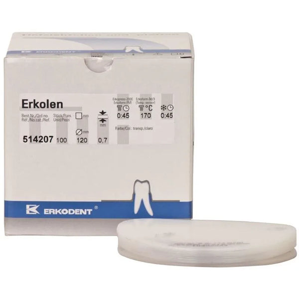 ERKOLEN CLEAR 0.7MM ROND 120MM. 514207  X100ST.