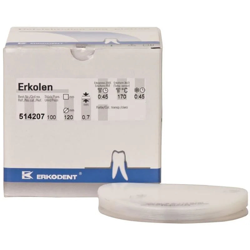 ERKOLEN CLEAR 0.7MM ROND 120MM. 514207  X100ST.