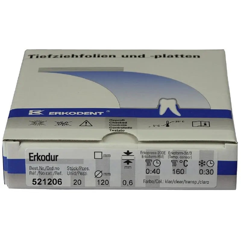 ERKODUR CLEAR 0,6MM. 120MM. 521206 X20ST.
