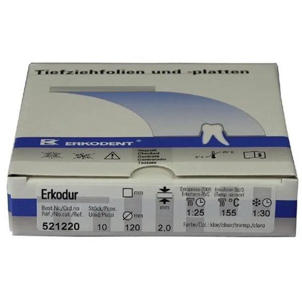 ERKODUR CLEAR 2MM.  120MM 521220 X10ST.