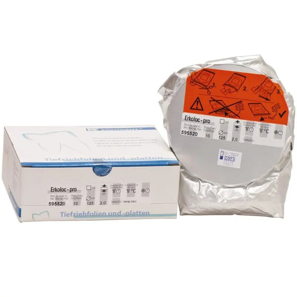 ERKOLOC PRO CLEAR 2MM. ROND 125MM 595520 X10ST.