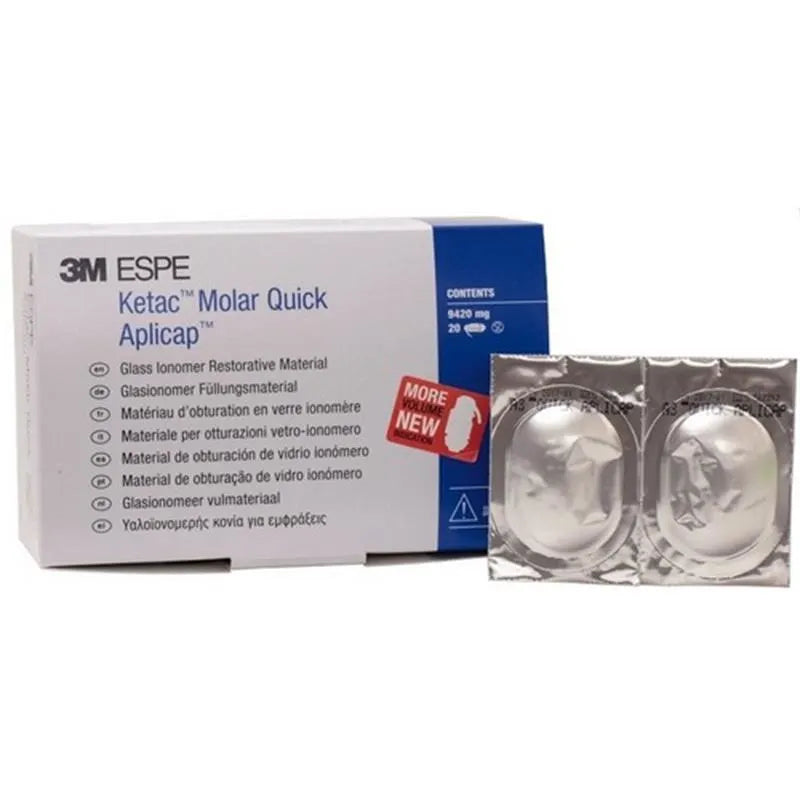 KETAC MOLAR APLICAP QUICK GLASIONOMEER A3 X20ST.
