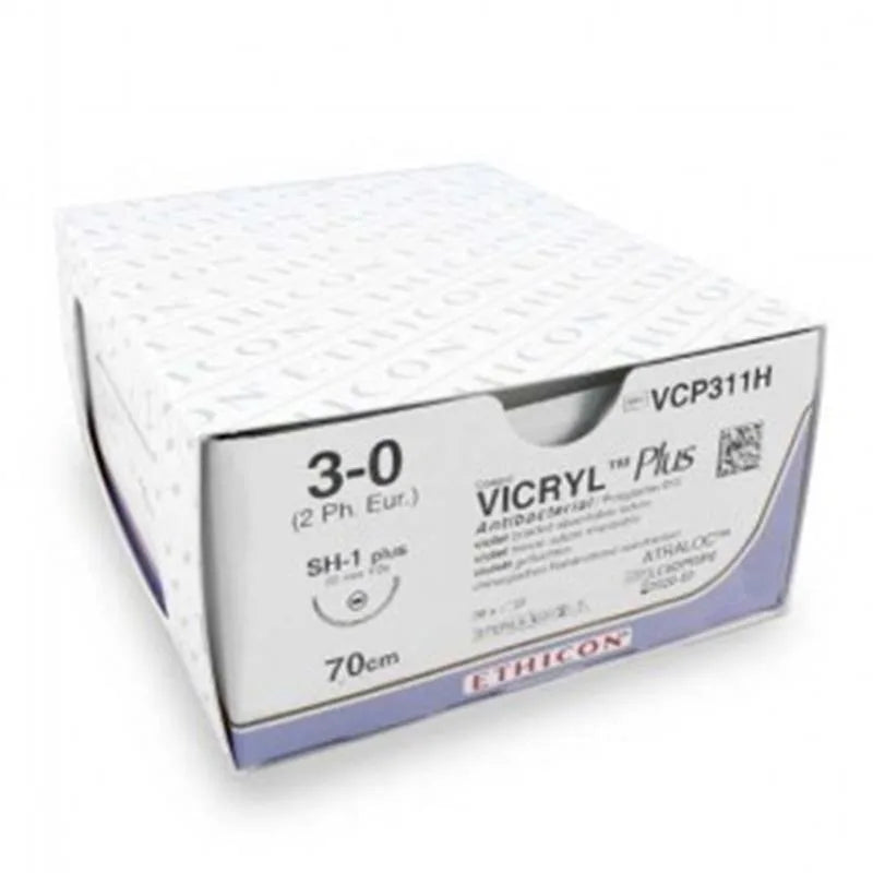 HECHTDRAAD VICRYL PLUS 3-0 70CM SH-1+ VCP311H X36ST
