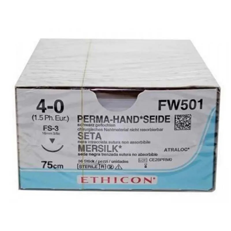 PERMA-HAND HECHTZIJDE 4-0 75CM. FS-3 FW501 X36ST.