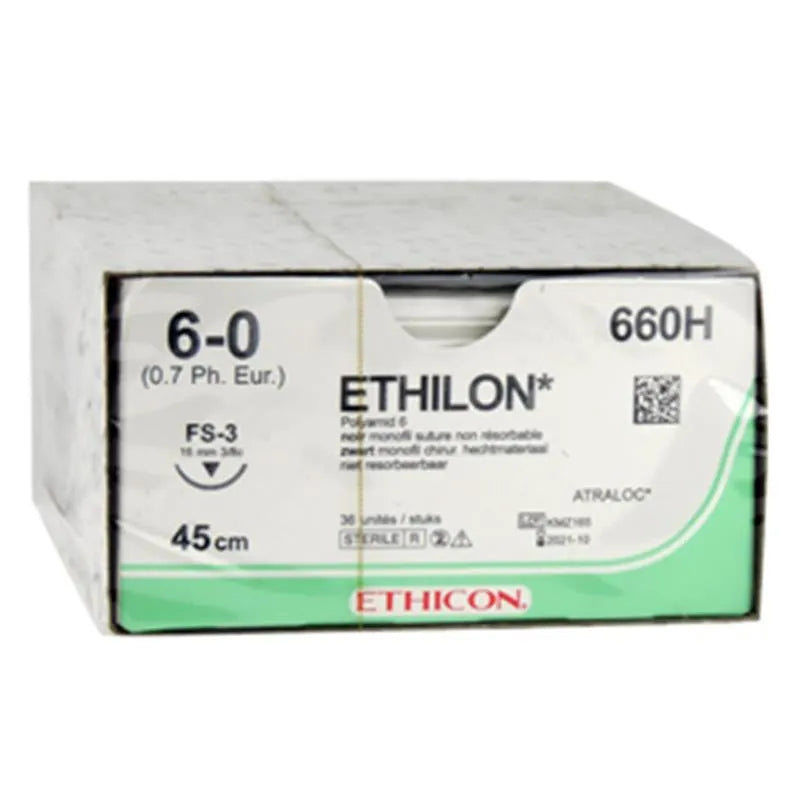 ETHILON 6-0 45CM. FS-3  660H X36ST.