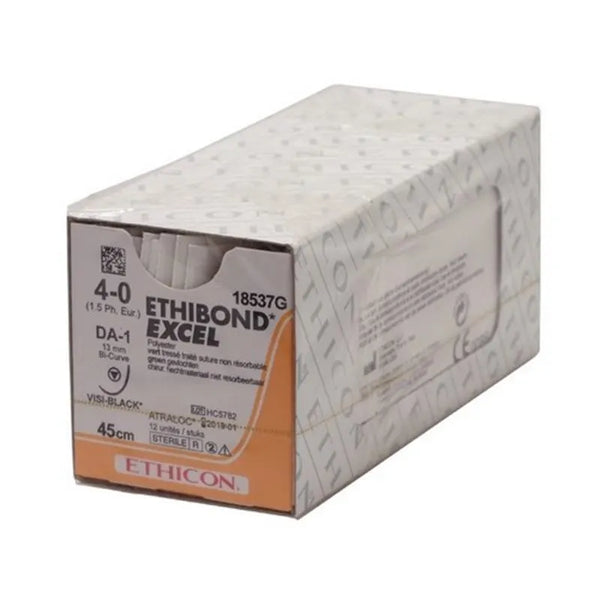 ETHIBOND EXCEL 4-0 45CM. DA-1 18537G X12ST.