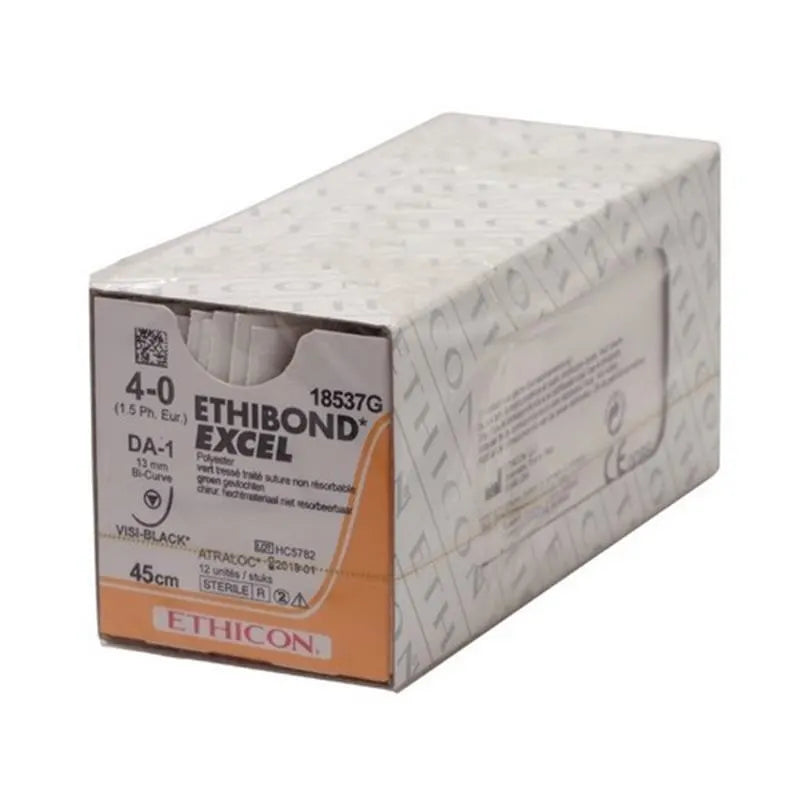 ETHIBOND EXCEL 4-0 45CM. DA-1 18537G X12ST.