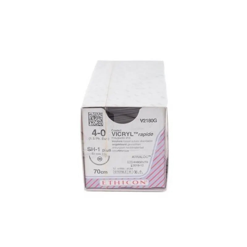 HECHTDRAAD VICRYL RAPIDE 4-0 70CM SH-1+ ROND V2180G X12ST