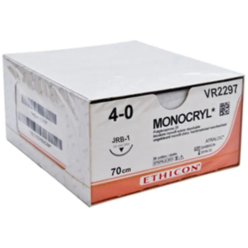 HECHTDRAAD MONOCRYL 4-0 70CM. ROND Y3040H X36ST.