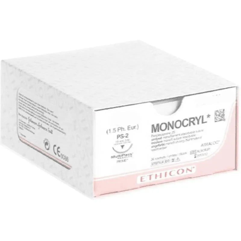 MONOCRYL 5-0 70CM. REVERSE CUTTING X12ST