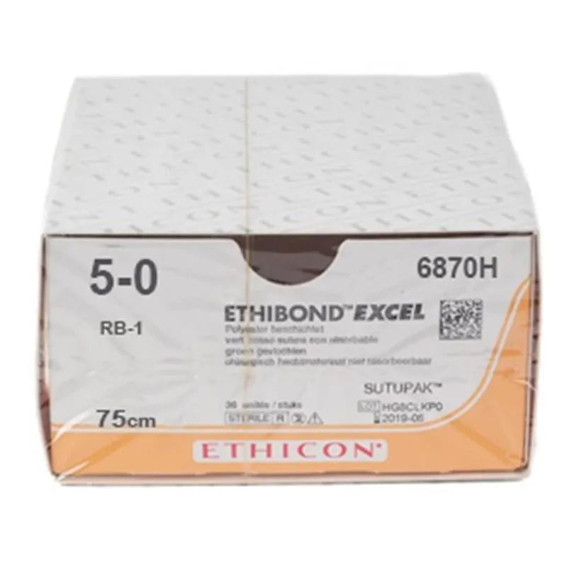 ETHIBOND EXCEL 5-0 75CM. RB-1 6870H X36ST.