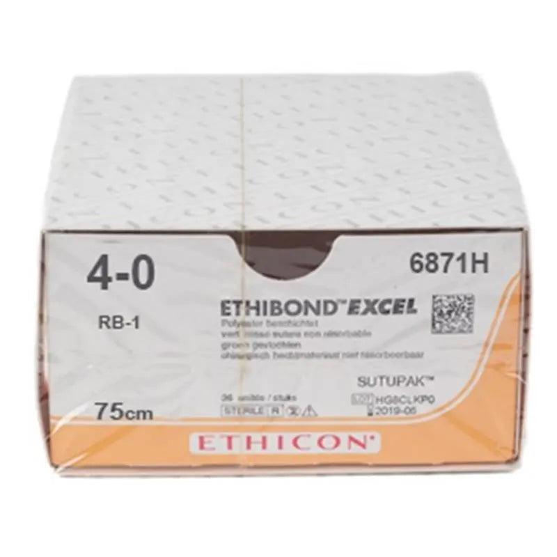 ETHIBOND EXCEL 4-0 75CM. RB-1 6871H X36ST.