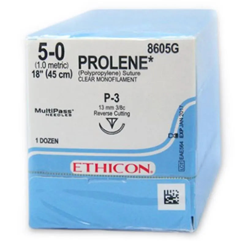 PROLENE 5-0 45CM. P-3 8605G X12ST.