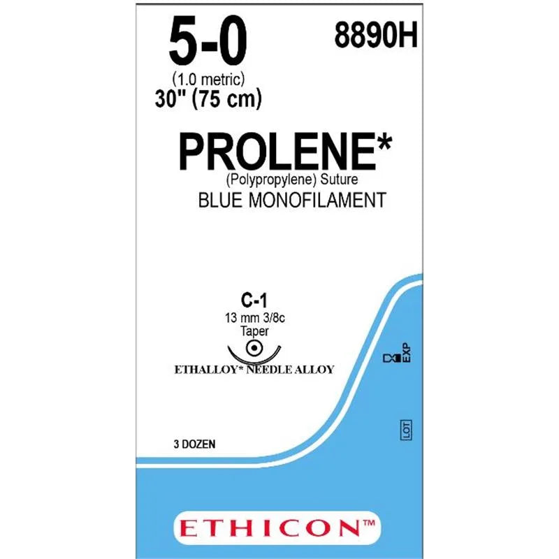 PROLENE 5-0 75CM C-1 8890H X36ST.