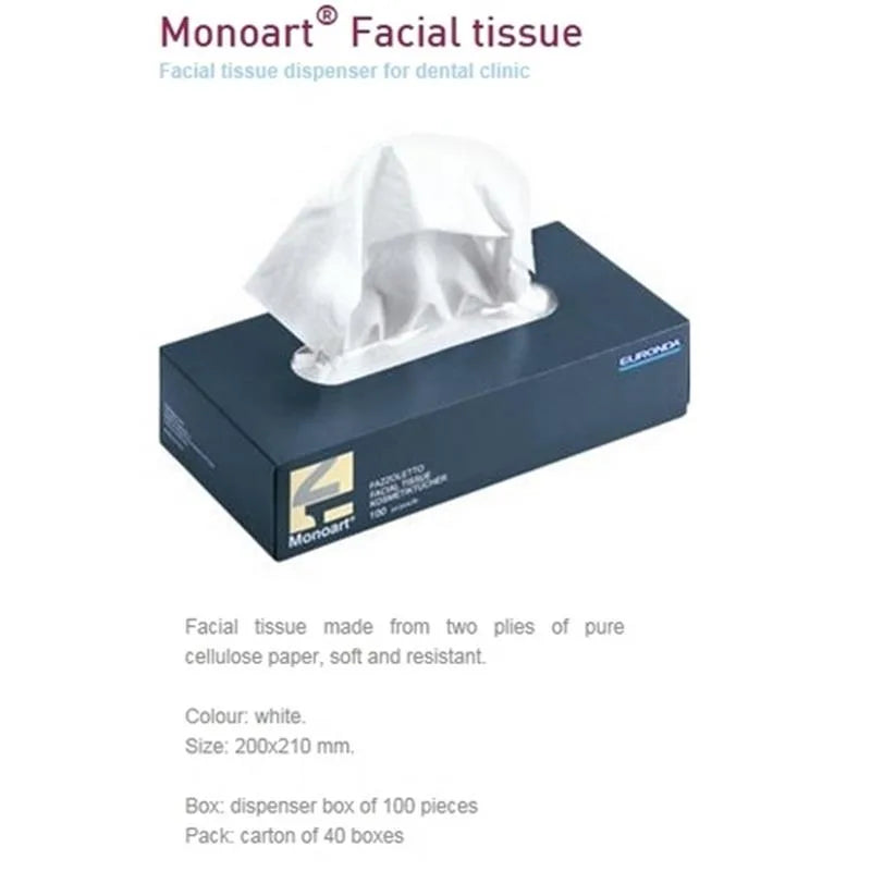 MONOART FACIAL TISSUES FT100 1X100ST.