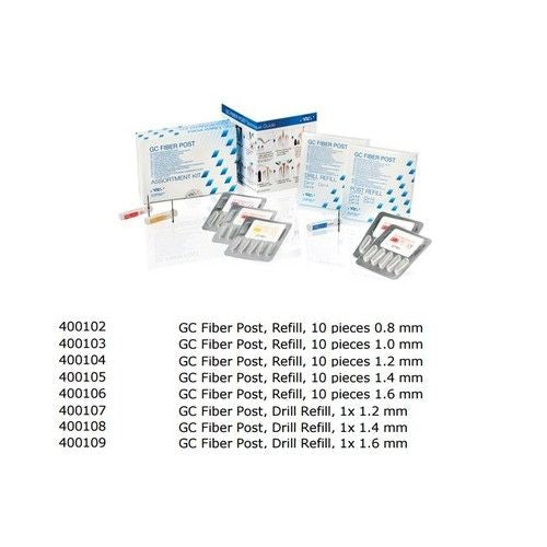 FIBER POST UNIT BLISTER 1,2MM. X10ST.