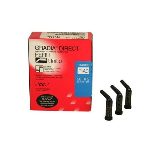 GRADIA DIRECT UNITIP POSTERIOR P-A3 20X 0,3GR.
