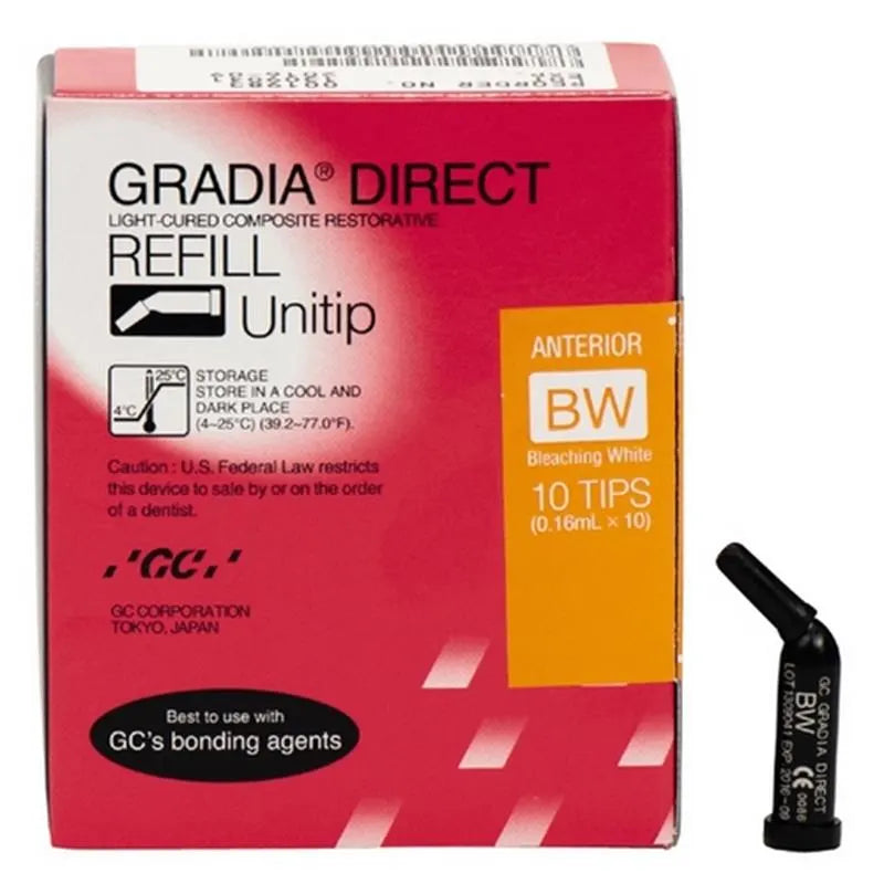 GRADIA DIRECT UNITIP ANTERIOR BW X10ST.