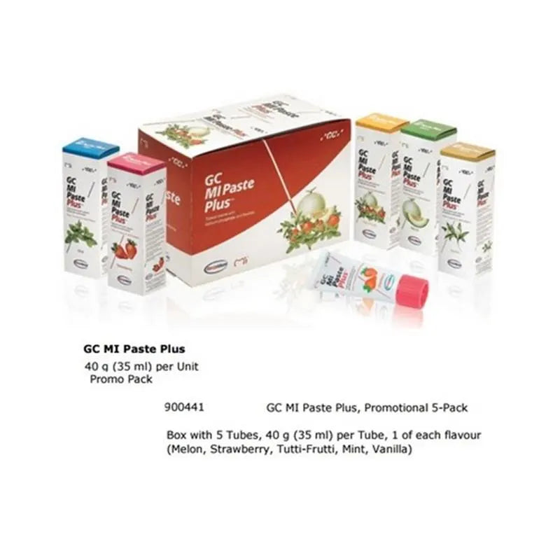 MI PASTE PLUS ASSORTED TUBE X5ST.
