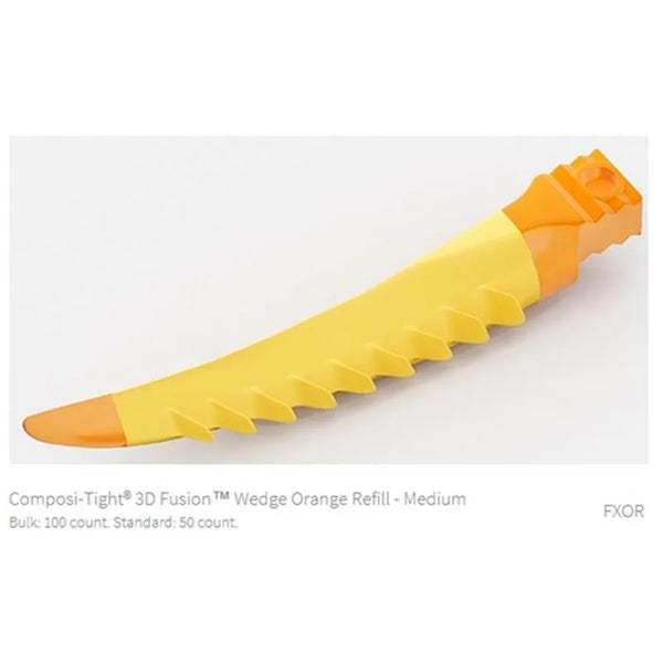 COMPOSI-TIGHT 3DFUSION WEDGE MEDIUM ORANJE X50ST.