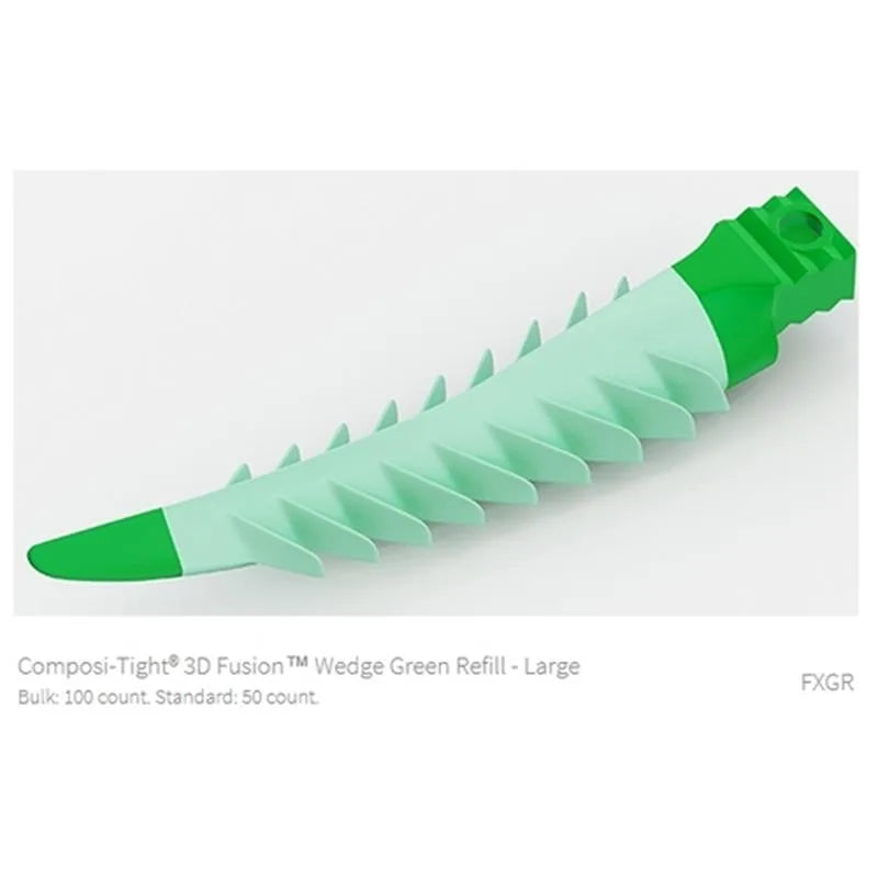 COMPOSI-TIGHT 3DFUSION WEDGE LARGE GROEN X50ST.