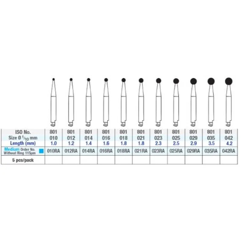 JET DIAMOND COARSE FG ROUND C801-012 X5ST.