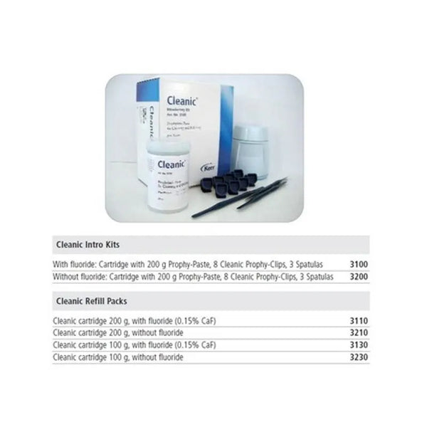 CLEANIC MINT ZONDER FLUOR 200GR. 3210